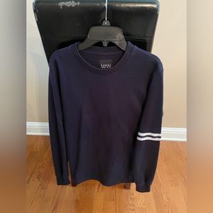 XS slim fit navy crewneck